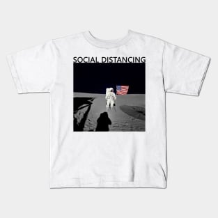 Social Distancing Black(on top) Kids T-Shirt